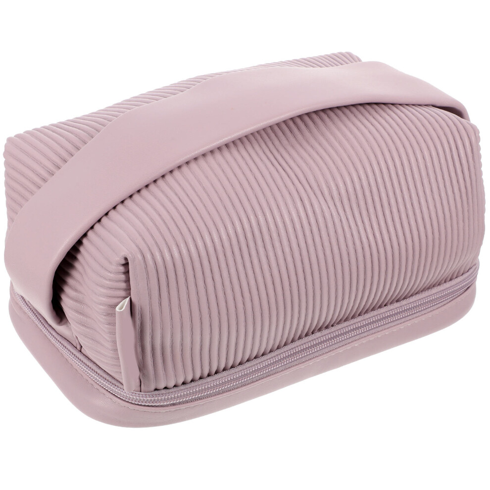 Inoomp Pink Portable Storage Bag Large Capacity Makeup Tool Holder