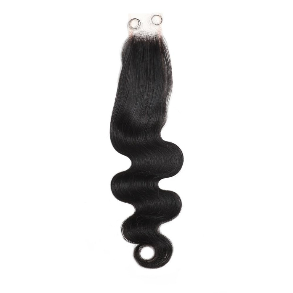 Unisex 2X6 Hd Lace Closure Body Wave 18 Inch Virgin Human Hair Pre Plucked Ultranatural Hairline