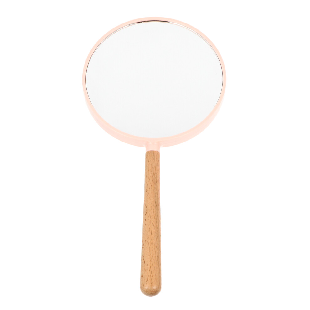 Inoomp Makeup Hand Mirror With Handle Magnifying Double-Side Hand Held Mirror