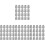 80Pcs Hammer Handle Metal Wedges Silver Iron Durable Home Installation 4