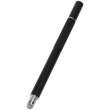 2 in 1 capacitive stylus with fine fiber tip for smartphones, tablets