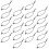 20pcs Elastic String Clip Backpack Webbing Accessories Nylon Gear Clip Lightweight Strap Management Tool Buckle Storage Rope Attachments 6