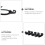 20pcs Elastic String Clip Backpack Webbing Accessories Nylon Gear Clip Lightweight Strap Management Tool Buckle Storage Rope Attachments 5