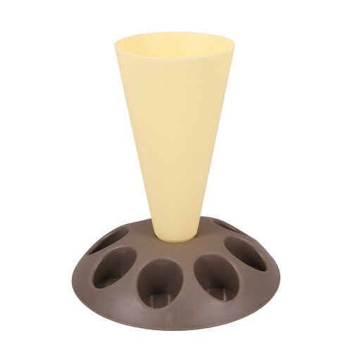 Sturdy Plastic Piping Bag and Tip Holder Rack for Cake Decorating