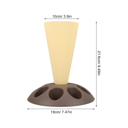 Sturdy Plastic Piping Bag and Tip Holder Rack for Cake Decorating 1