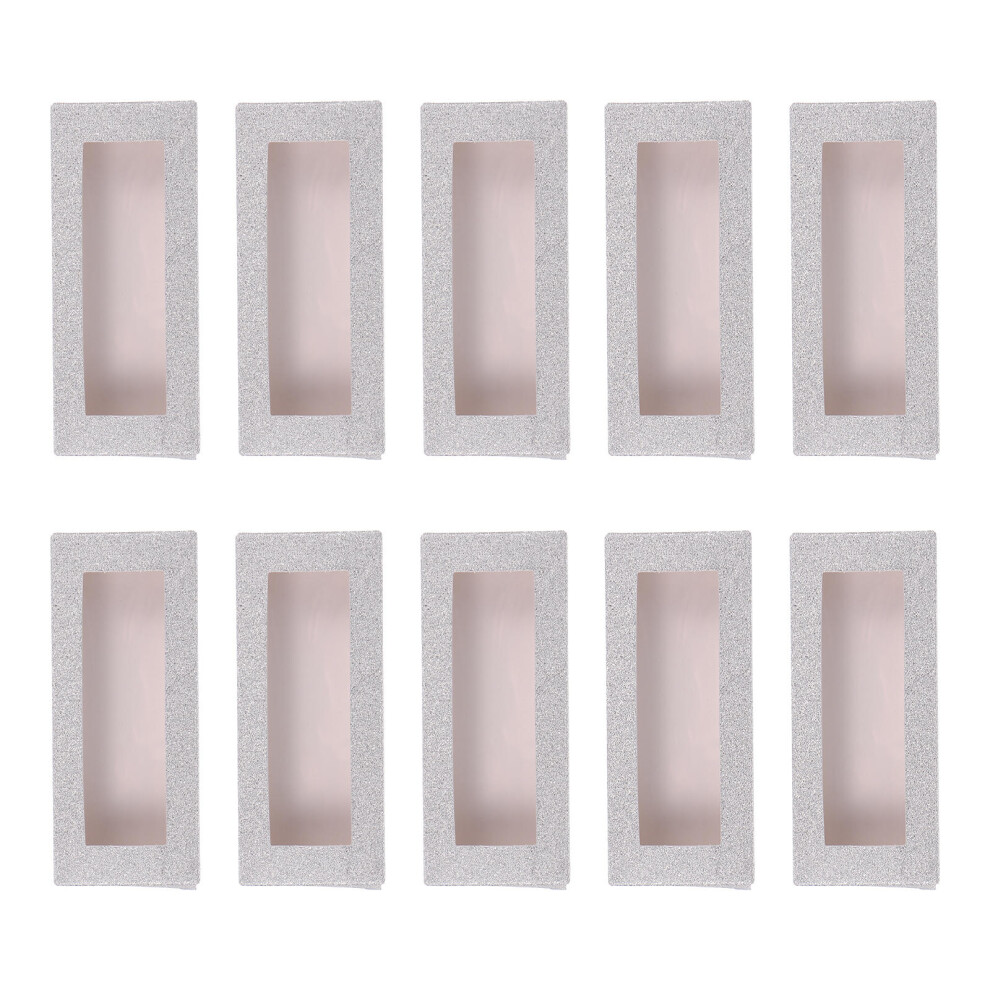 Artibetter White 30Pcs Empty Eyelash Organizer Lash Packaging Box With Window