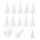 20Pcs White Glue Nozzle Tips Precision Applicator for DIY Crafting 5