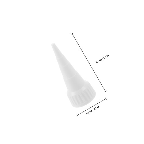 20Pcs White Glue Nozzle Tips Precision Applicator for DIY Crafting 1