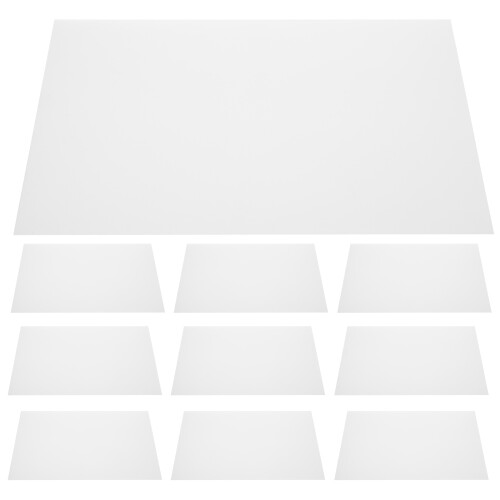 40 Pcs PVC Transparent Hard Lightbox Lighting Gel Sheets