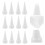 20Pcs White Glue Nozzle Tips Precision Applicator for DIY Crafting 6