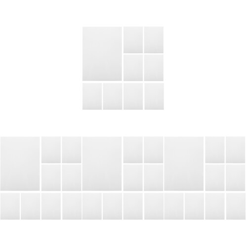40 Pcs PVC Transparent Hard Lightbox Lighting Gel Sheets 1