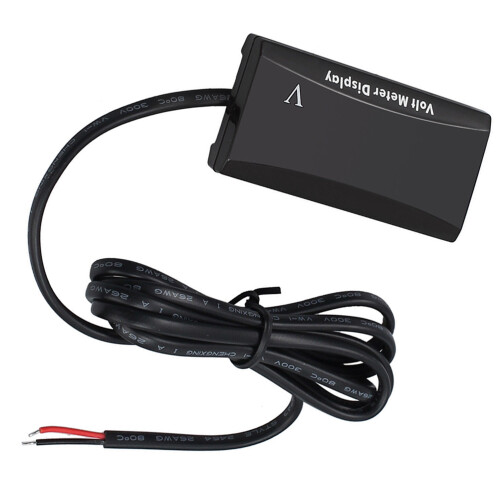 Voltmètre Digital Blanc 12V Pour Moto Durable Et Étanche