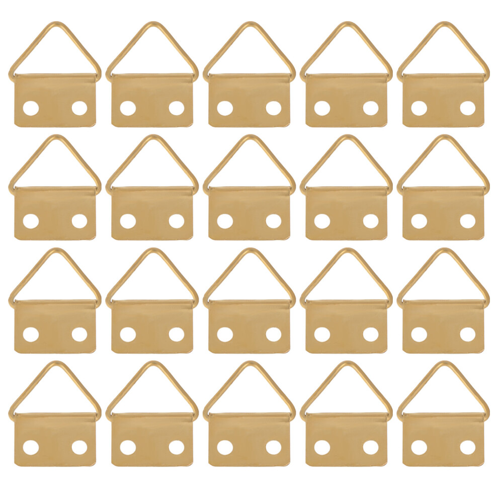 600Pcs Golden Iron Wall Hanging Buckles Compact Photo Frame Hooks 3182121680099