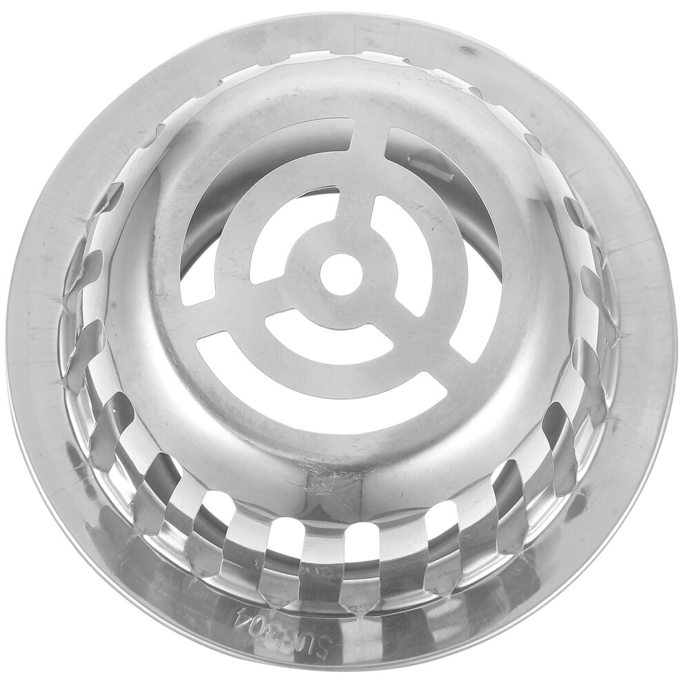 Stainless Steel Floor Drain Silver Outdoor Anti-Clog Gutter Guard 3163702856379
