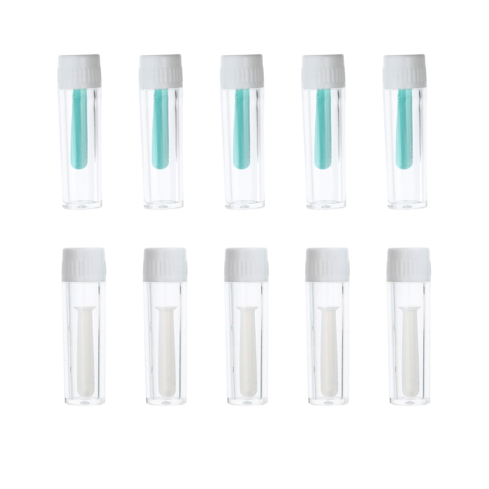 Artibetter 40Pcs Lens Remover Inserter Tool For Hard Lenses Lens Removing Tool Silicone Stick For Contact Lense Applicator