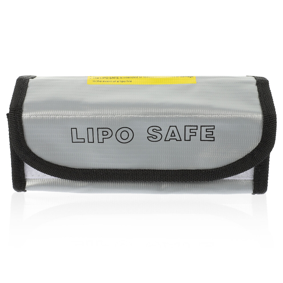 1Pc Fireproof Battery Bag Pvc Fiberglass Safe Storage Pouch Black 3103962334729
