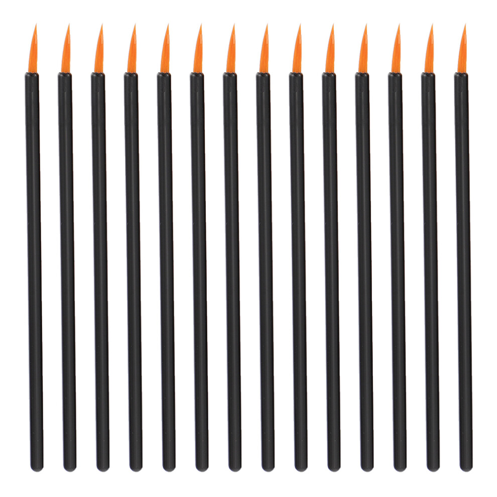 Aboofan Black 100Pcs Disposable Eyeliner Brush Artificial Fiber Makeup Tool