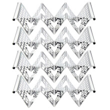 4 Pcs Taco Holder Stand Stainless Crepe Party Tableware Woman