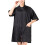 1pc Waterproof Work Clothes Women's Overall Jacket Barber Cape Black 1