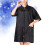 1pc Waterproof Work Clothes Women's Overall Jacket Barber Cape Black 5