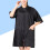 1pc Waterproof Work Clothes Women's Overall Jacket Barber Cape Black 3