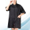 1pc Waterproof Work Clothes Women's Overall Jacket Barber Cape Black 4