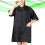 1pc Waterproof Work Clothes Women's Overall Jacket Barber Cape Black 8