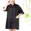 1pc Waterproof Work Clothes Women's Overall Jacket Barber Cape Black 2