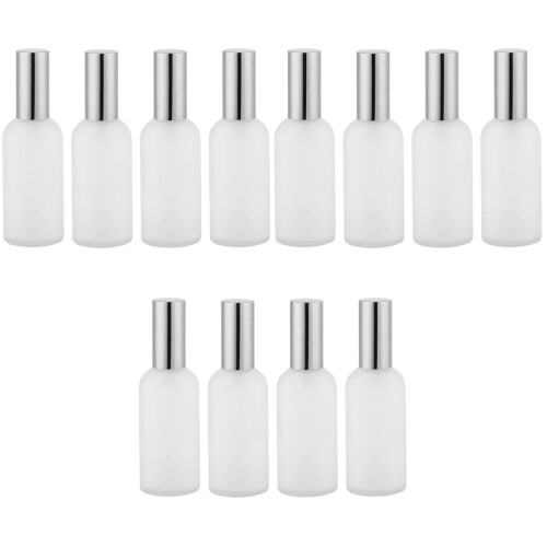 12Stk Refillable Sprayflaschen Silber Tragbar Für Und Öle 2