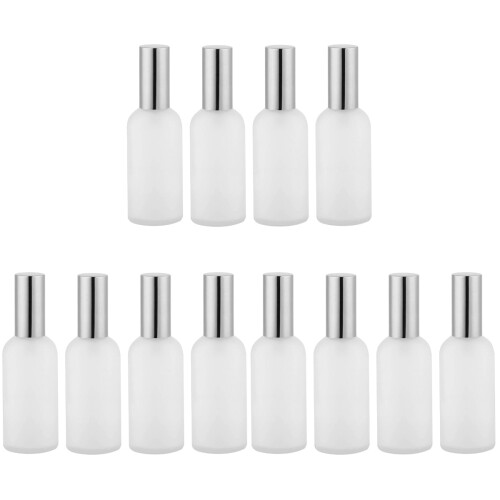 12Stk Refillable Sprayflaschen Silber Tragbar Für Und Öle 1