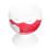 Embossed Ceramic Egg Cup Heart Pattern Relief Breakfast Accessory 10