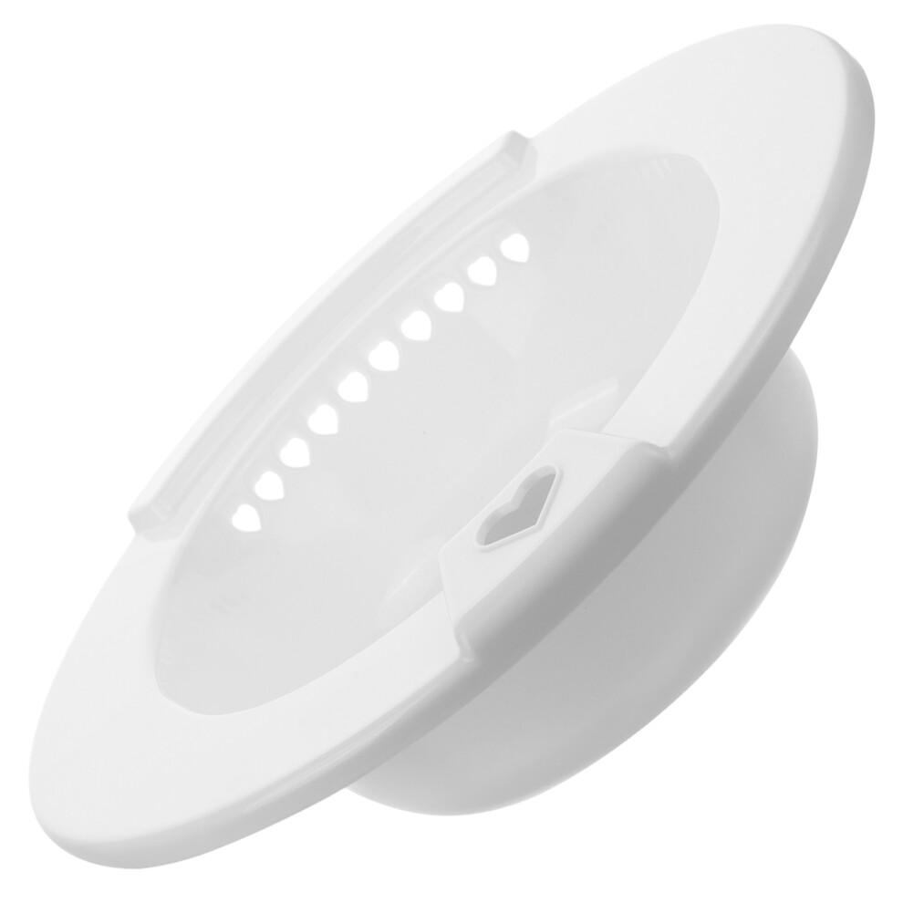 Totority White Plastic Sitz Bath Basin For Home Postpartum Care Toilet Use