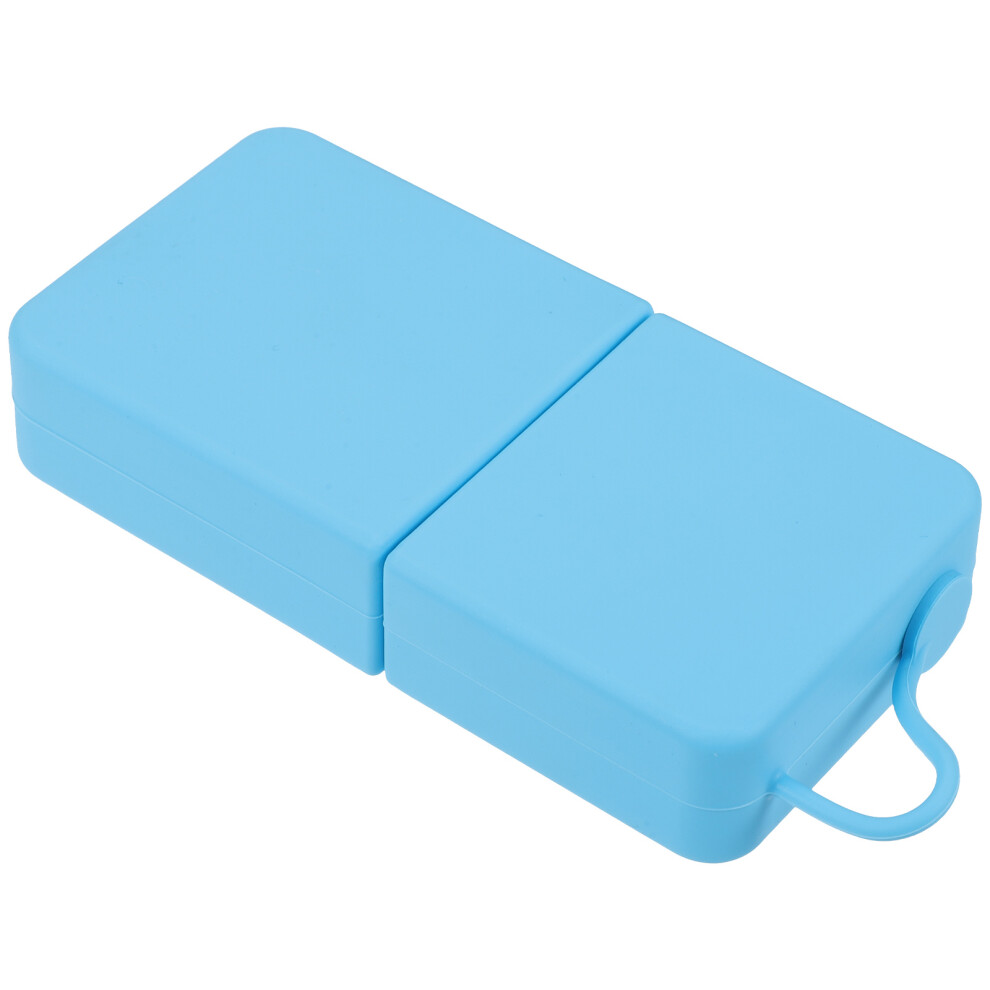 Totority Blue Portable Ice Roller For Face Silicone Facial Massage Tool