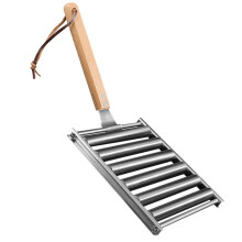Raindrops Portable Stainless Steel Bbq Rack For Camping And Garden Use