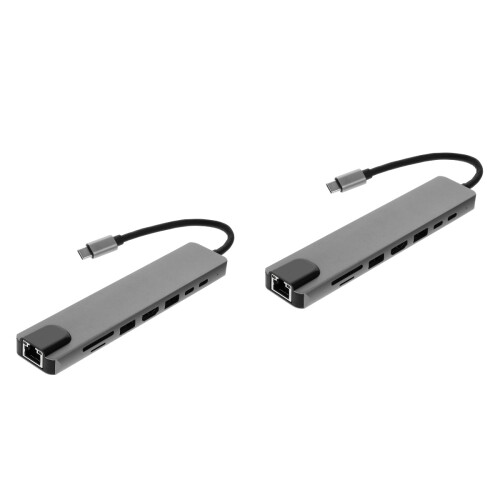 2 Pcs Computer Docking Station Plastic Monitor 2