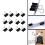 96pcs Office Stationary Binder Clips Paper Clips Black 4