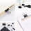 96pcs Office Stationary Binder Clips Paper Clips Black 11