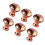 6Pcs Diamond Crystal Glass Knobs For Kitchen Cabinet And Drawer Rose Gold 7