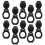 3Sets Schwarze Objektivschutz Abdeckungen Für USB Webcam Schutz 10