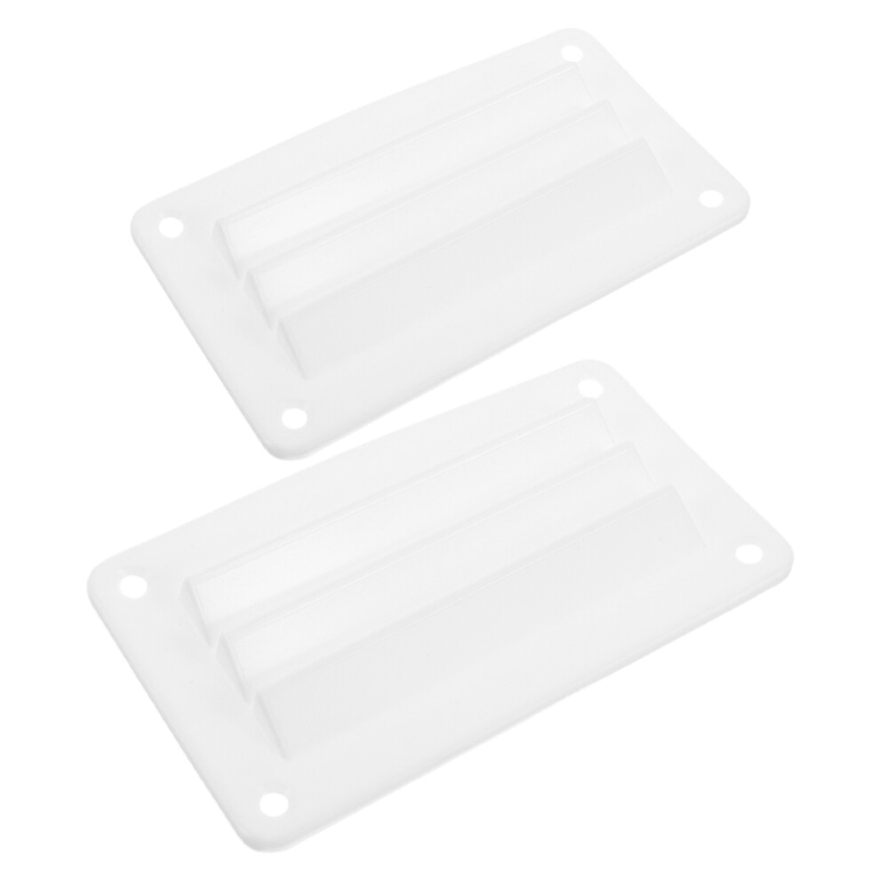 Nylon Louvered Air Vent For Marine, Rv, Camper, And Boat White 3353427762844