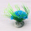 Blue Aquarium Decorations Plastic Plants Fish Tank Realistic Look 3