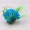Blue Aquarium Decorations Plastic Plants Fish Tank Realistic Look 9