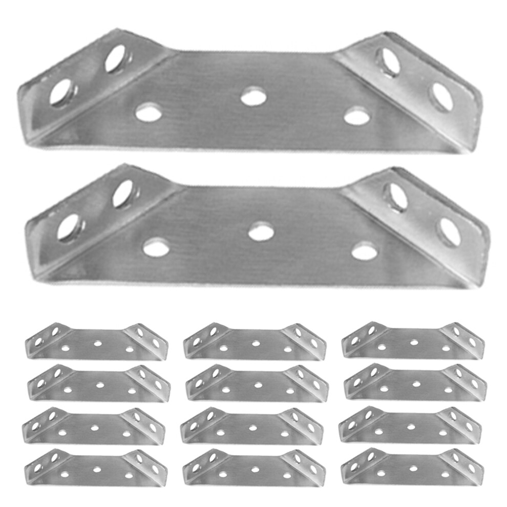 20Pcs Durable Stainless Steel Corner Braces For Cabinets And Shelves 3072457430720