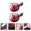 2Pcs Pink Ceramic Chopstick Rack Home Tableware Holder 3