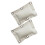 2Pcs Beige Wall Mounted Boxing Pad Durable Canvas for Home Workout 1