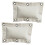 2Pcs Beige Wall Mounted Boxing Pad Durable Canvas for Home Workout 10