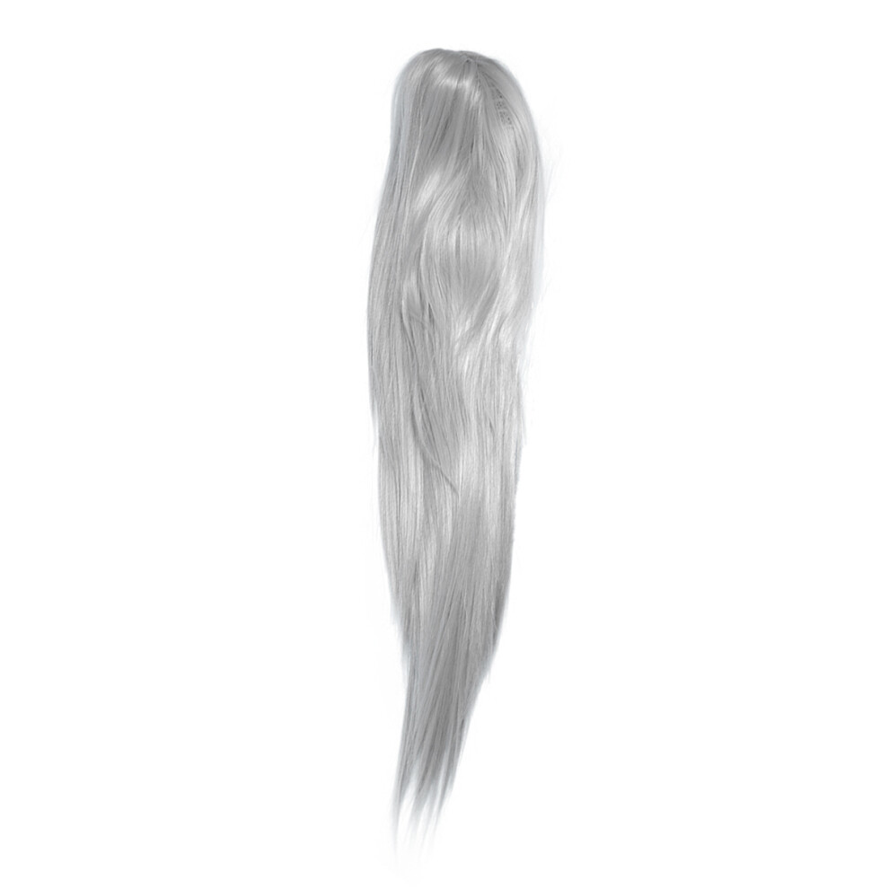 Ohphcall Unisex Silver Synthetic Wigs Replacement Wigs Hair Wigs Wig
