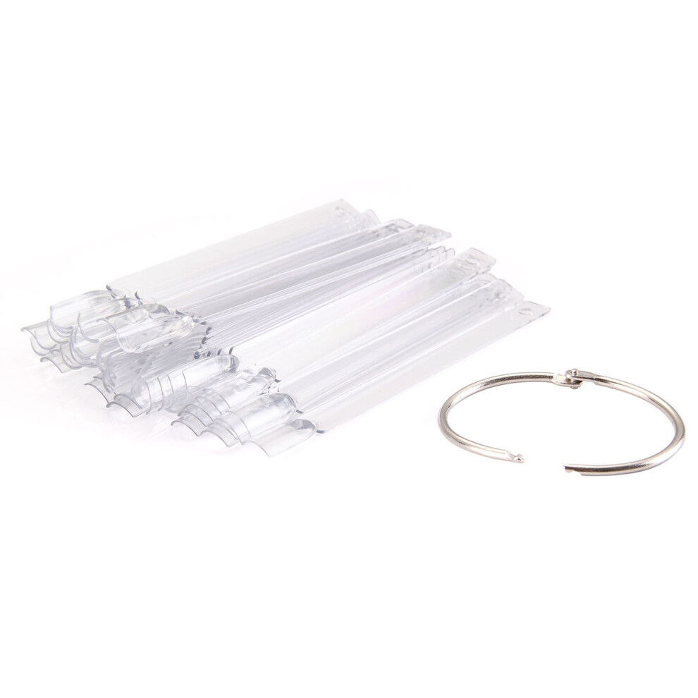 Ohphcall 50Pcs Nail Polish Display Stand Sample Palette Acrylic