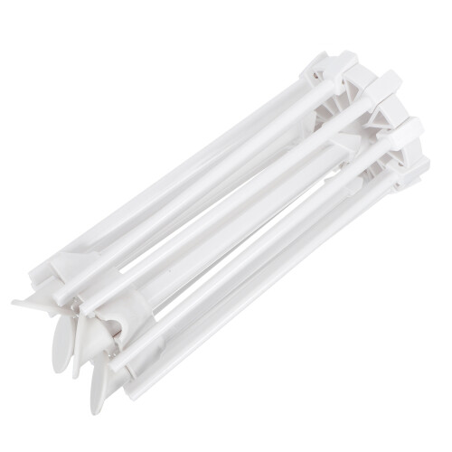 Foldable White ABS Noodle Drying Rack for Household Pasta Storage