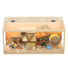 80x 40x40cm Chewproof Wooden Hamster Cage